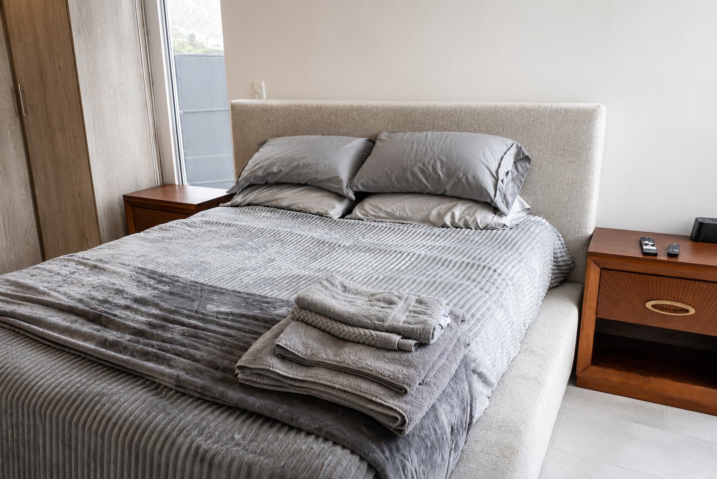 Dormitorio preparado para tu llegada
